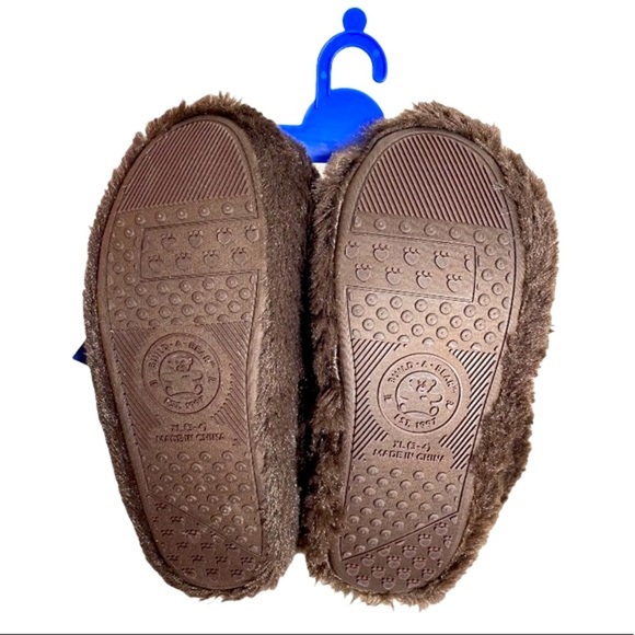 NWT Build A Bear Boys Monkey Slippers With Gripper Soles - Picture 9 of 14